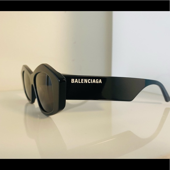 Balenciaga Mens Eyewear Rectangular Frame Sunglasses - Picture 4 of 9